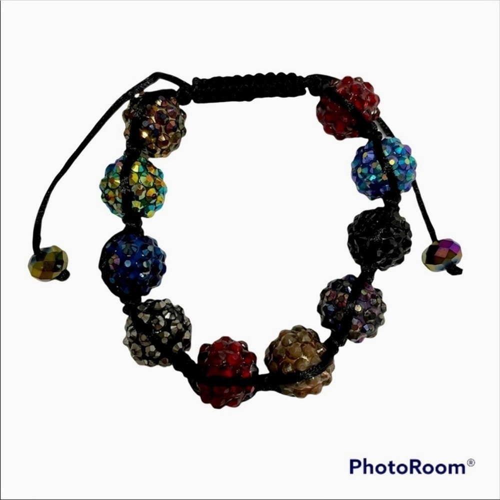 Multicolored Adjustable Fashion Bracelet - Picture 4 of 9